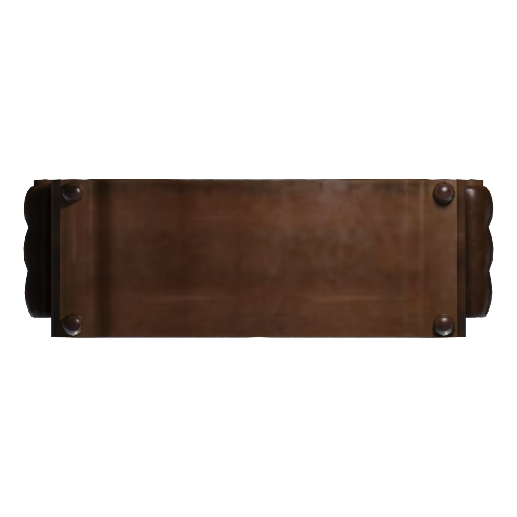 Bottom view of the Sofa 3D model