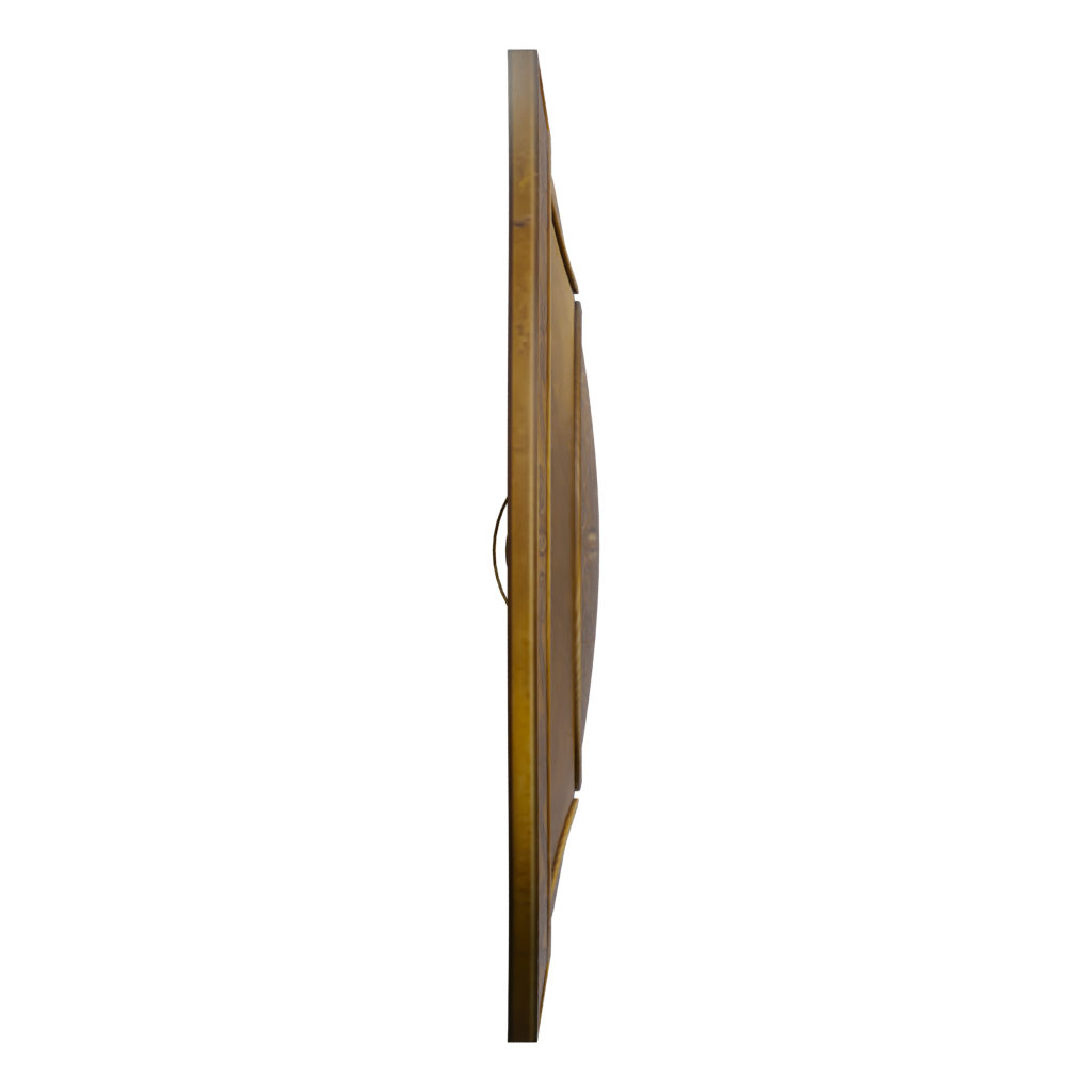 Right view of the Bronze Shield 3D model