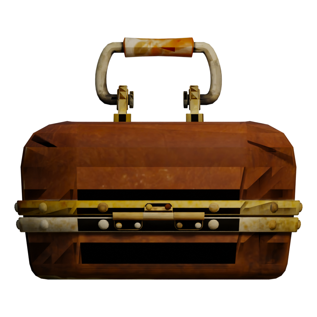 Back view of the Coffer Fairy 1 3D model