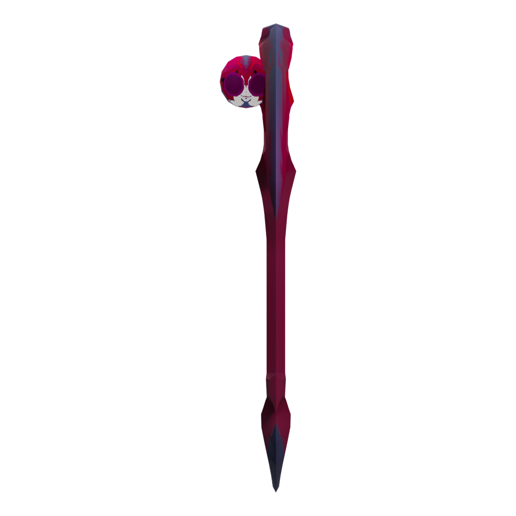 Left view of the New Kayn Darkin Lol League Of Legends 3D model