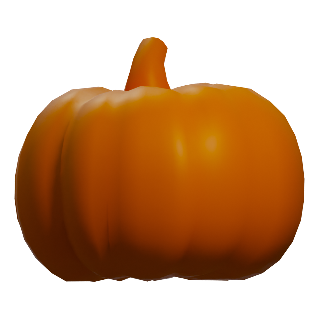Right view of the The Pumpkin 3D model