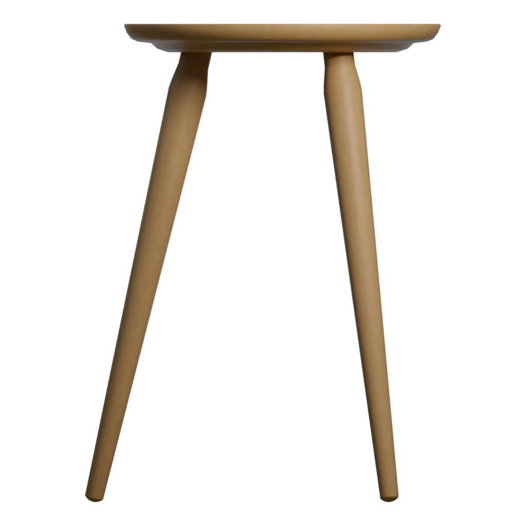 Left view of the Stool 3D model