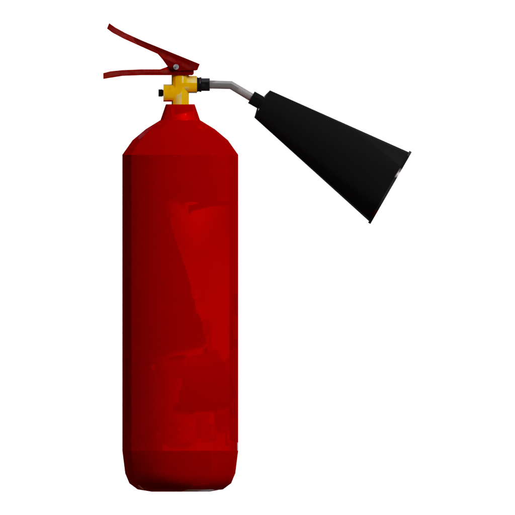 Back view of the Extinguisher 3D model