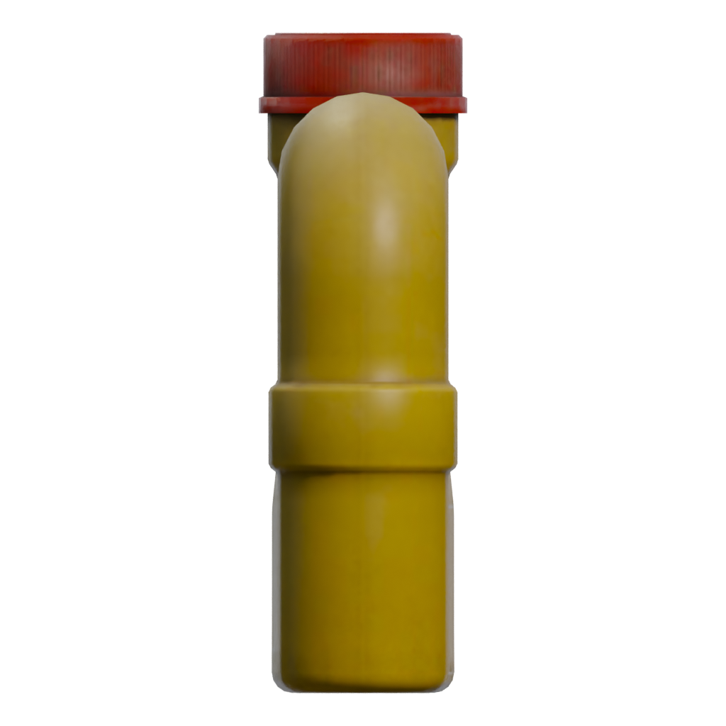 Left view of the Drain Cleaner 3D model