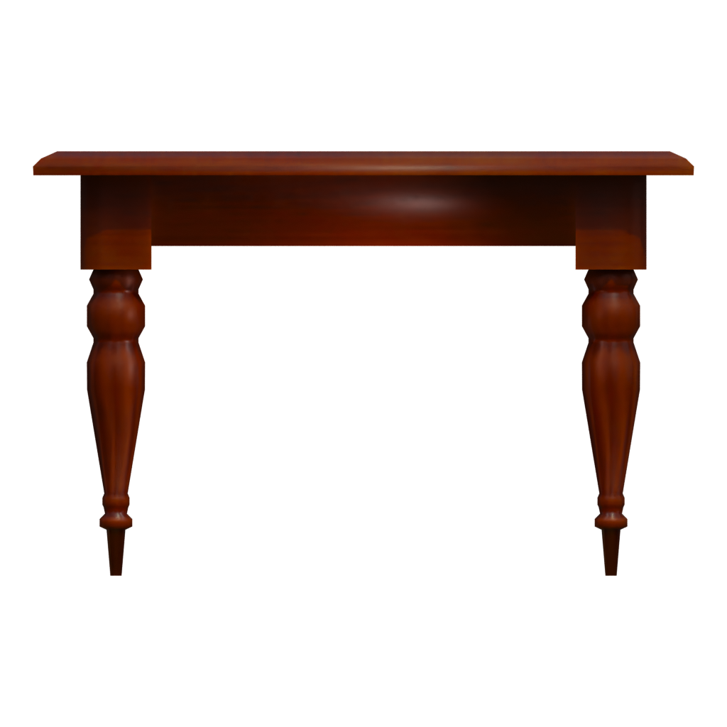 Front view of the Table1Forcafe 3D model