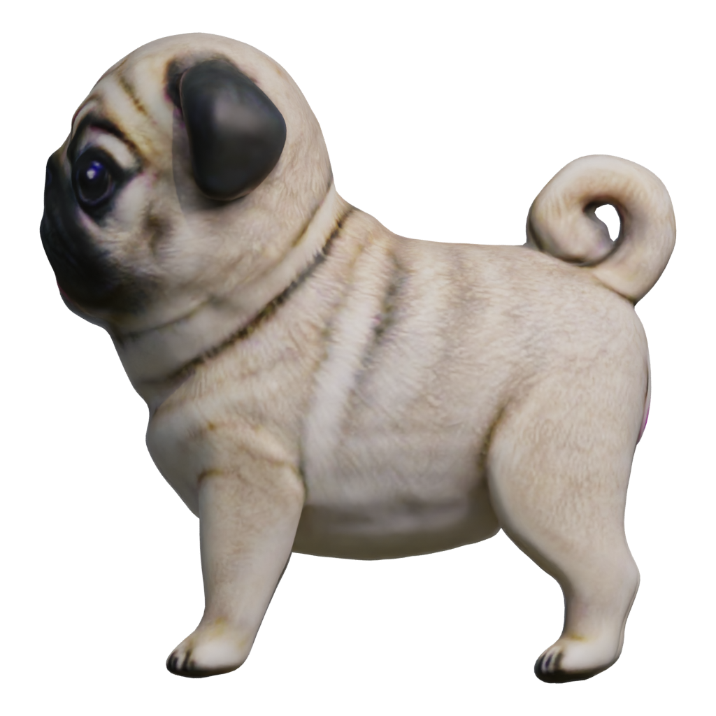 Back view of the Mopspen 3D model