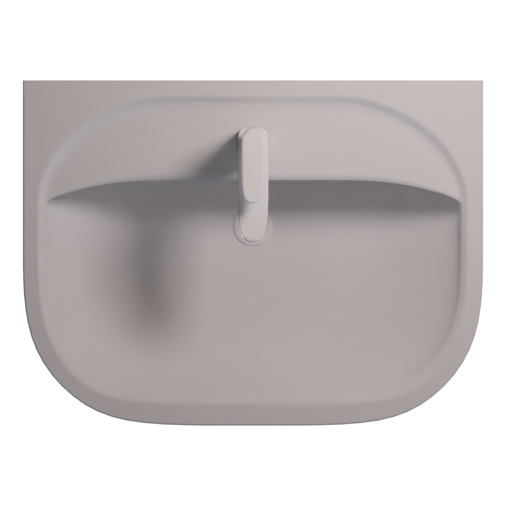 Top view of the Simple Sink 3D model