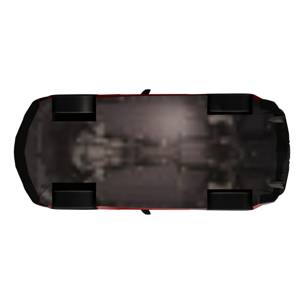 Bottom view of the Toyota Ft 1 2014 3D model
