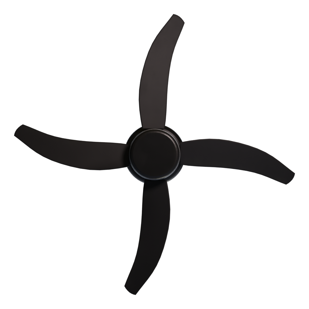Top view of the Ceiling Fan 3D model