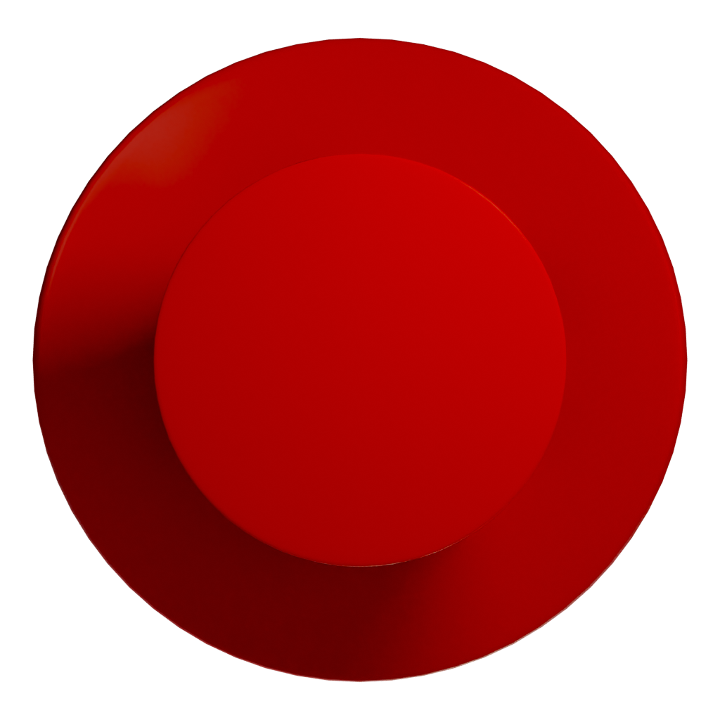 Top view of the Uncle Sam Hat 3D model