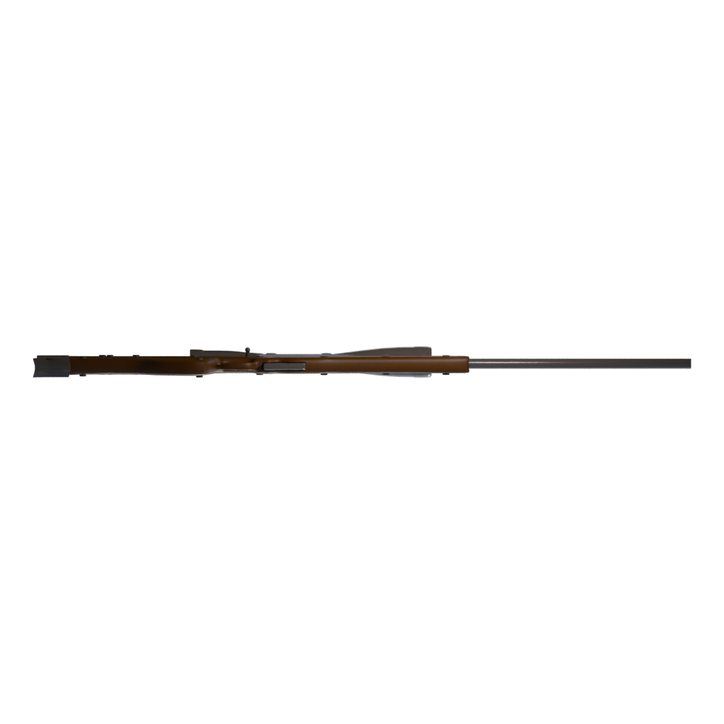 Bottom view of the Sniper 3D model