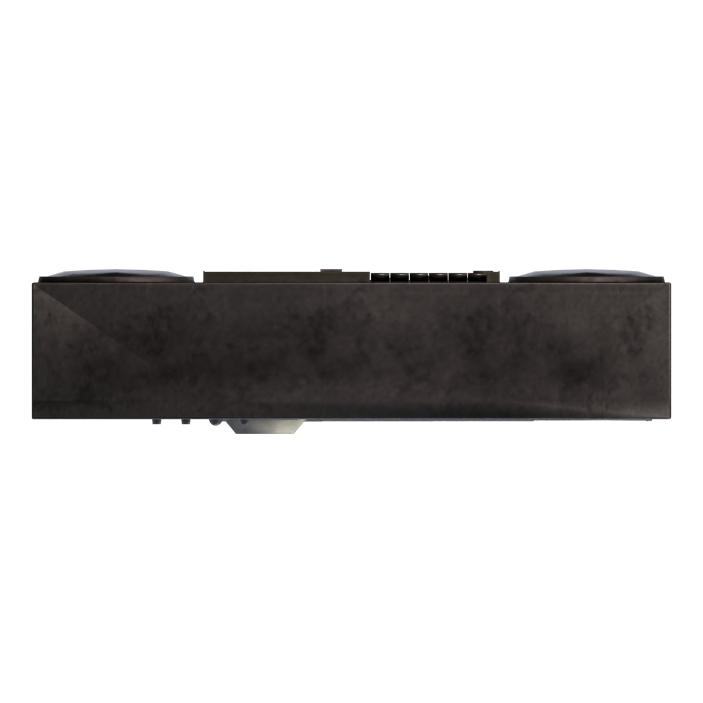 Bottom view of the Boombox 3D model