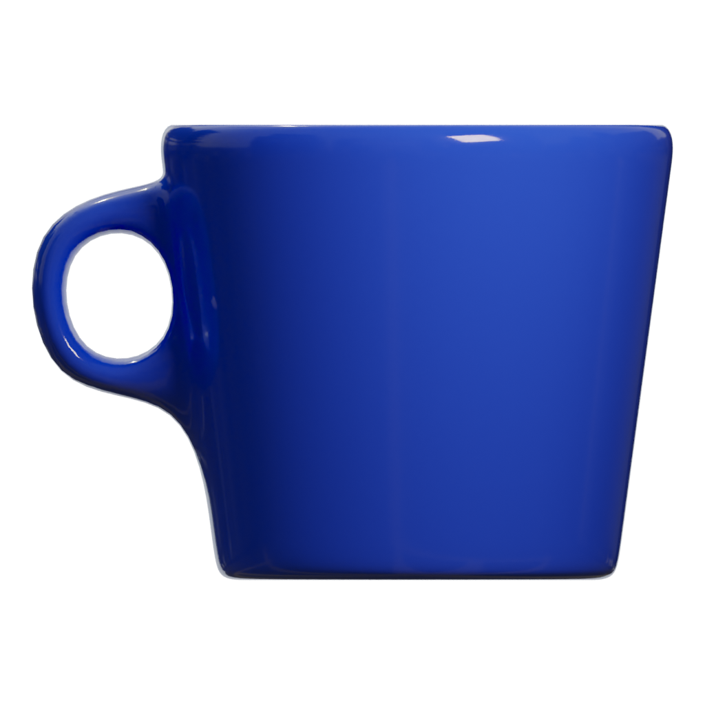 Left view of the Cup 3D model