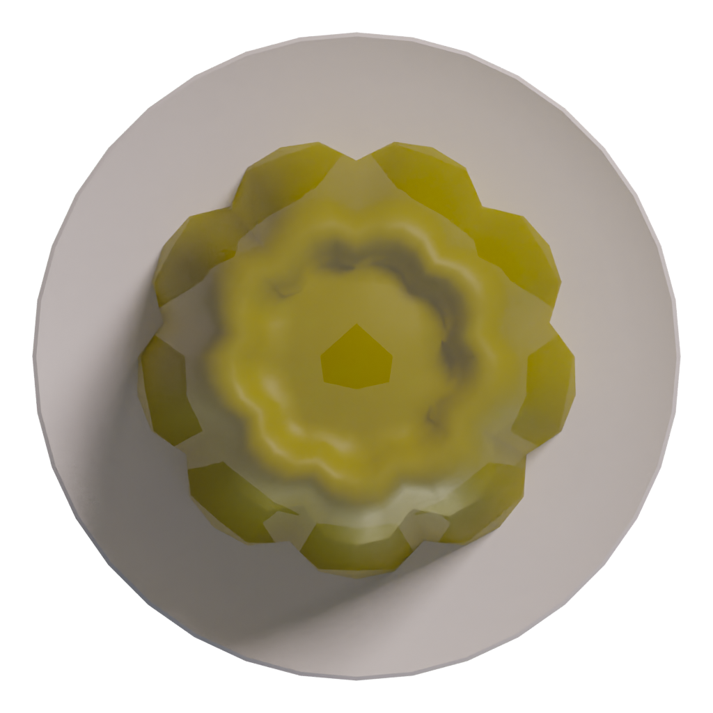 Top view of the Jelly 3D model