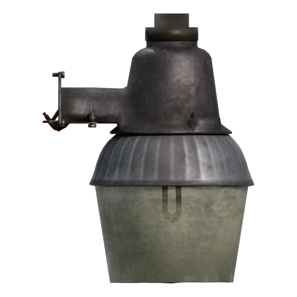 Right view of the Security Light 3D model