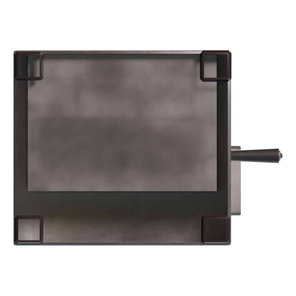 Bottom view of the Cash Register 3D model