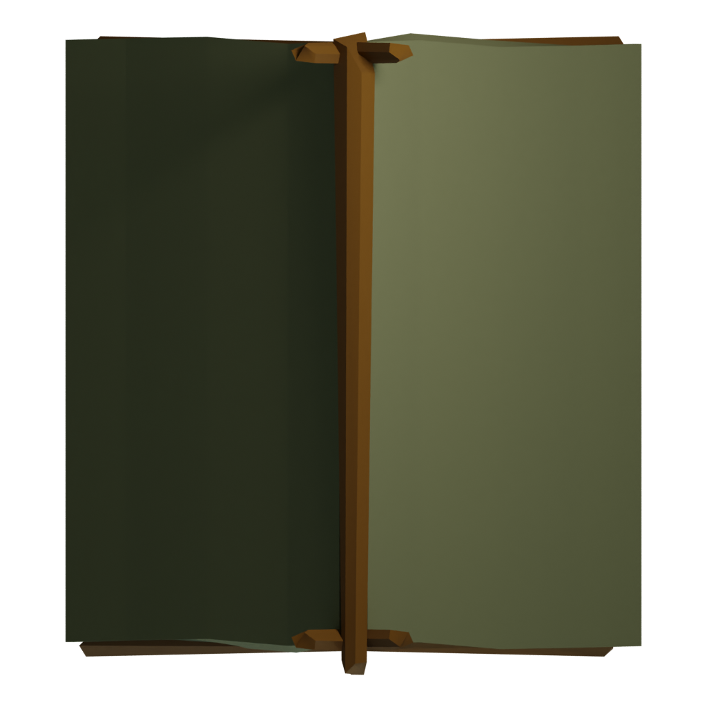 Top view of the Camp 3D model