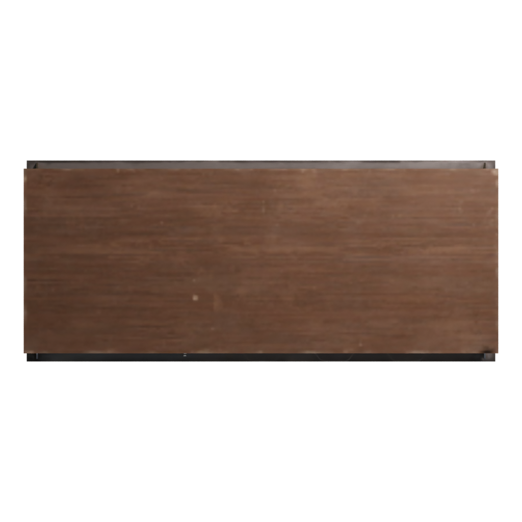 Top view of the Wooden Table 3D model