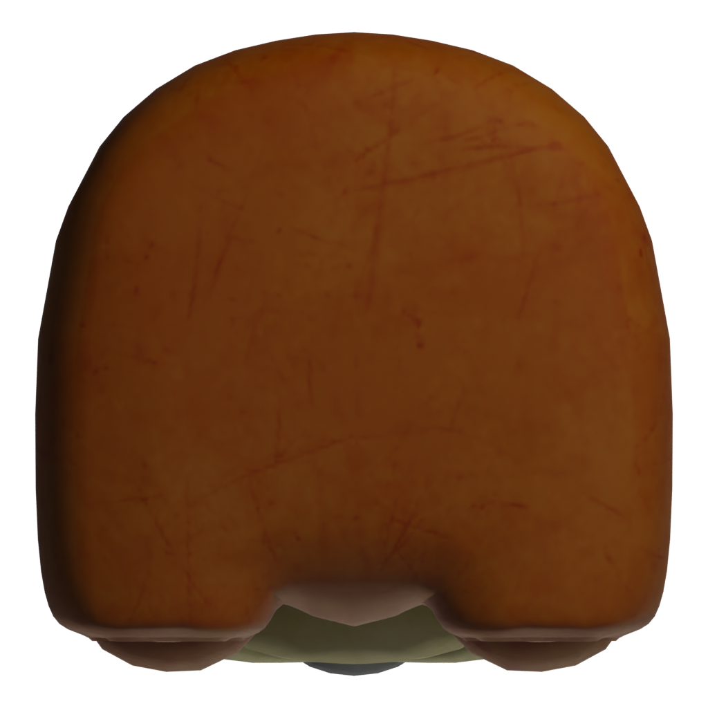 Bottom view of the Meme O Cholera Czy To Freddy Fazbear 3D model