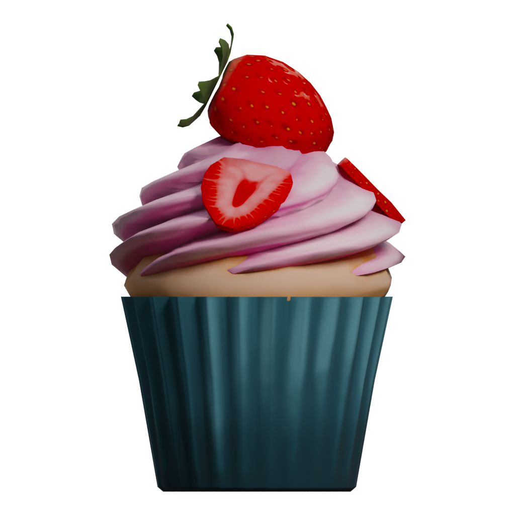 Right view of the Cupcake 3D model