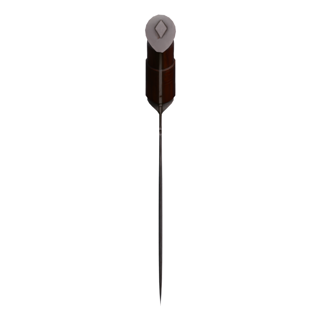 Right view of the Kukri 3D model
