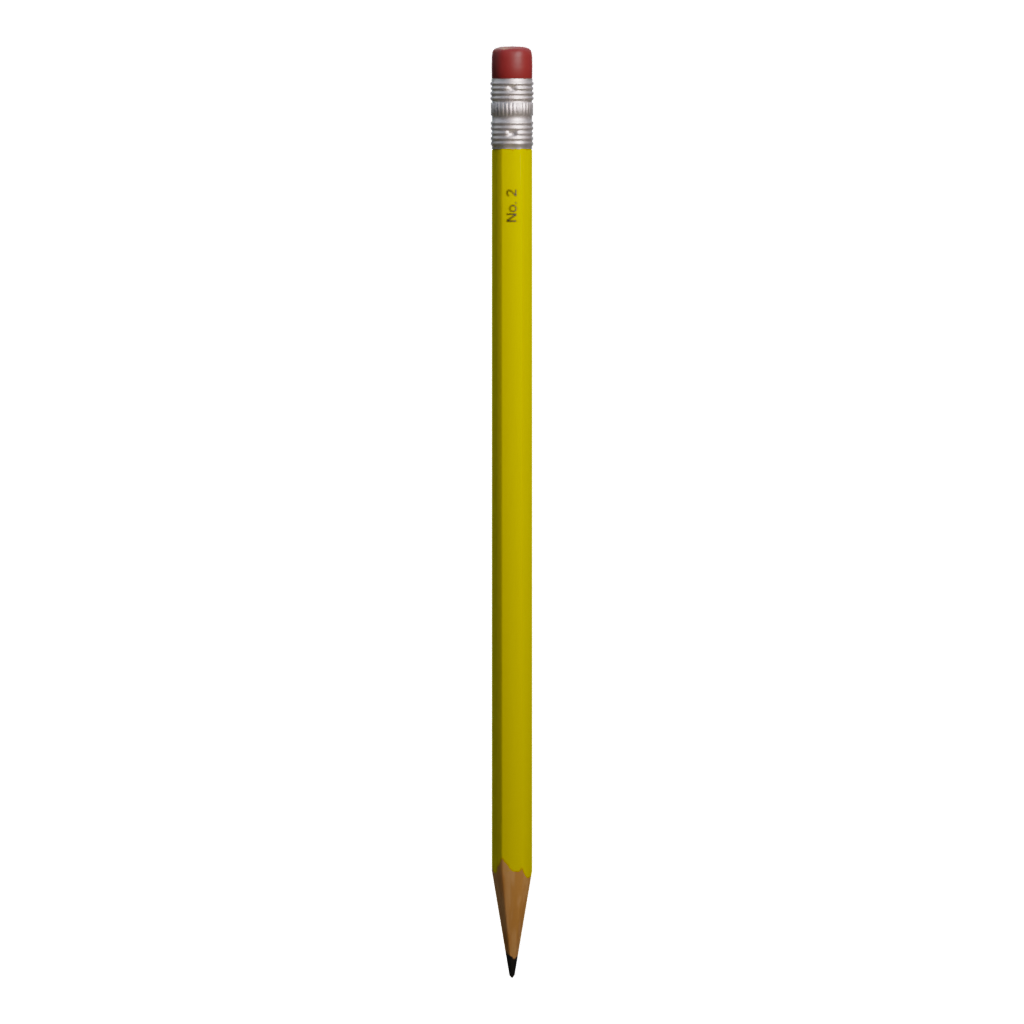 Left view of the Pencil 3D model