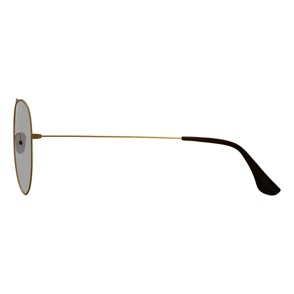Left view of the Rayban 3D model