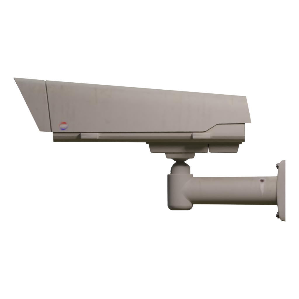 Left view of the Security Camera 3D model