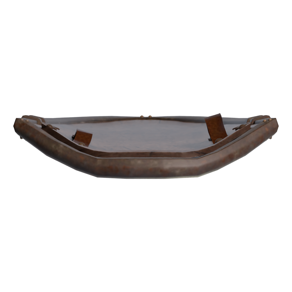 Top view of the Kite Shield 3D model