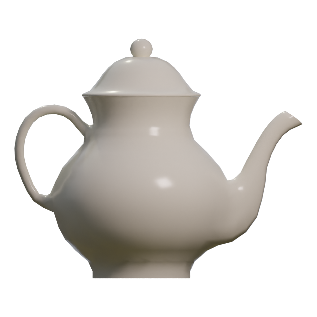 Right view of the Teapot 3D model