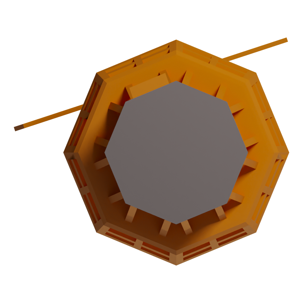 Bottom view of the Windmill By Sqmix 3D model