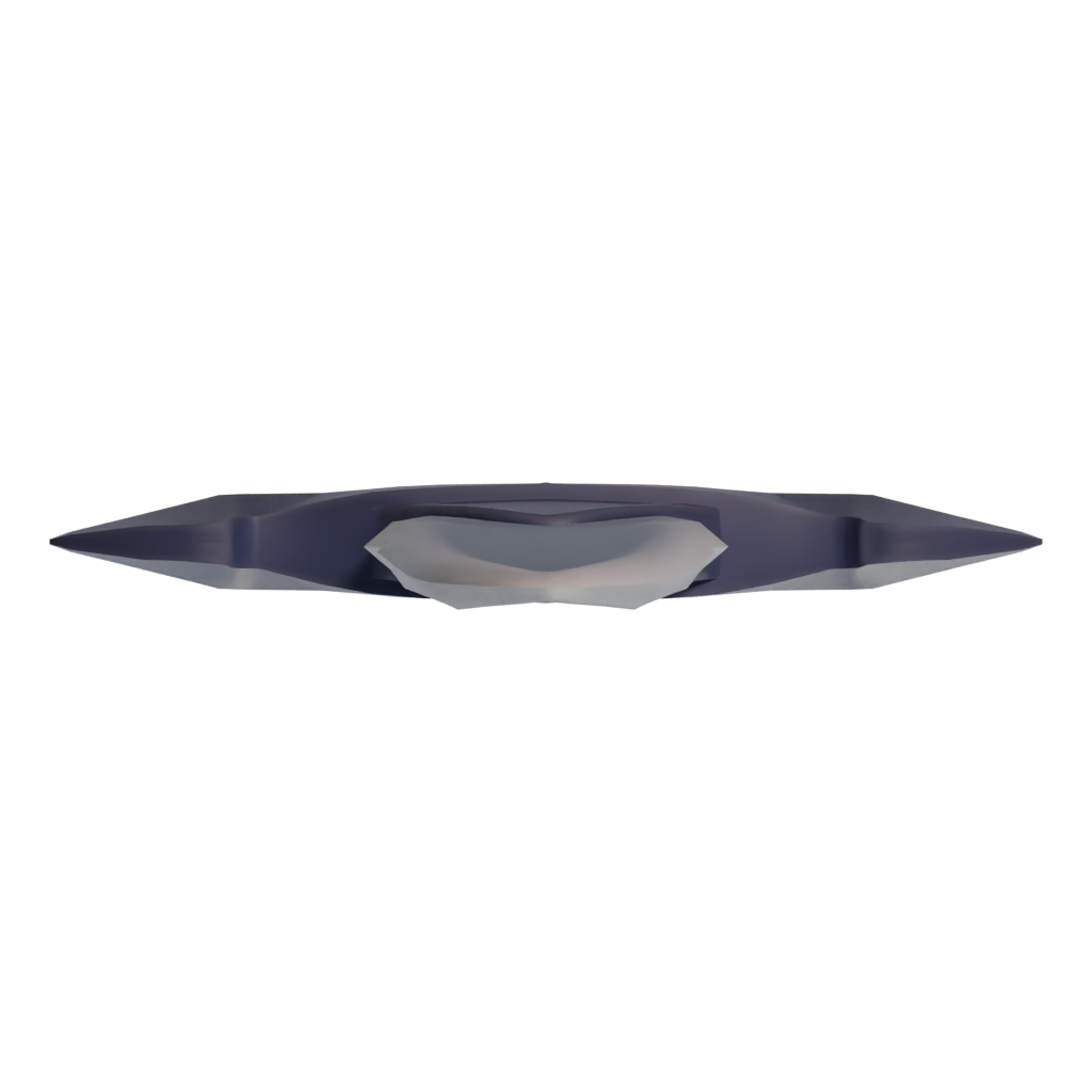 Top view of the Tempered Sword From SAO 3D model