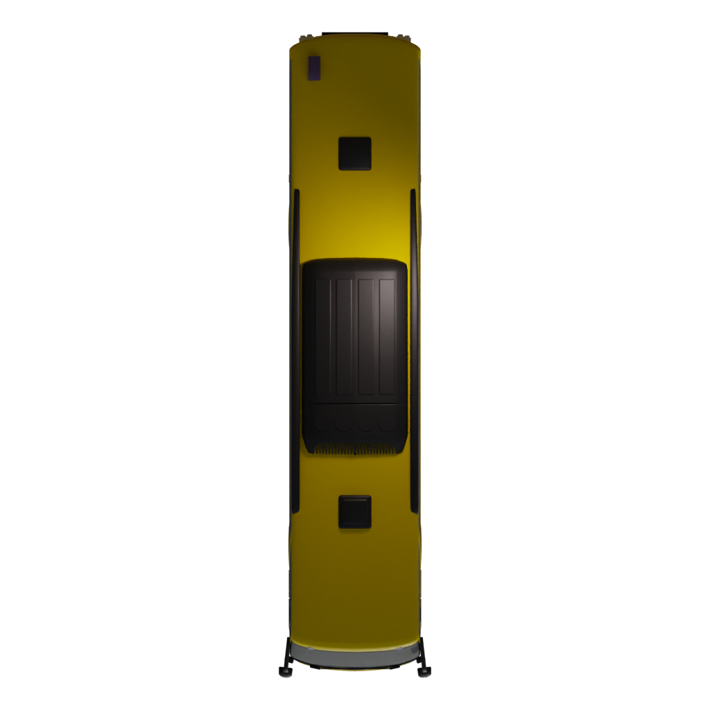 Top view of the Indonesian Bus Ecoline Rahayu Sentosa 3D model