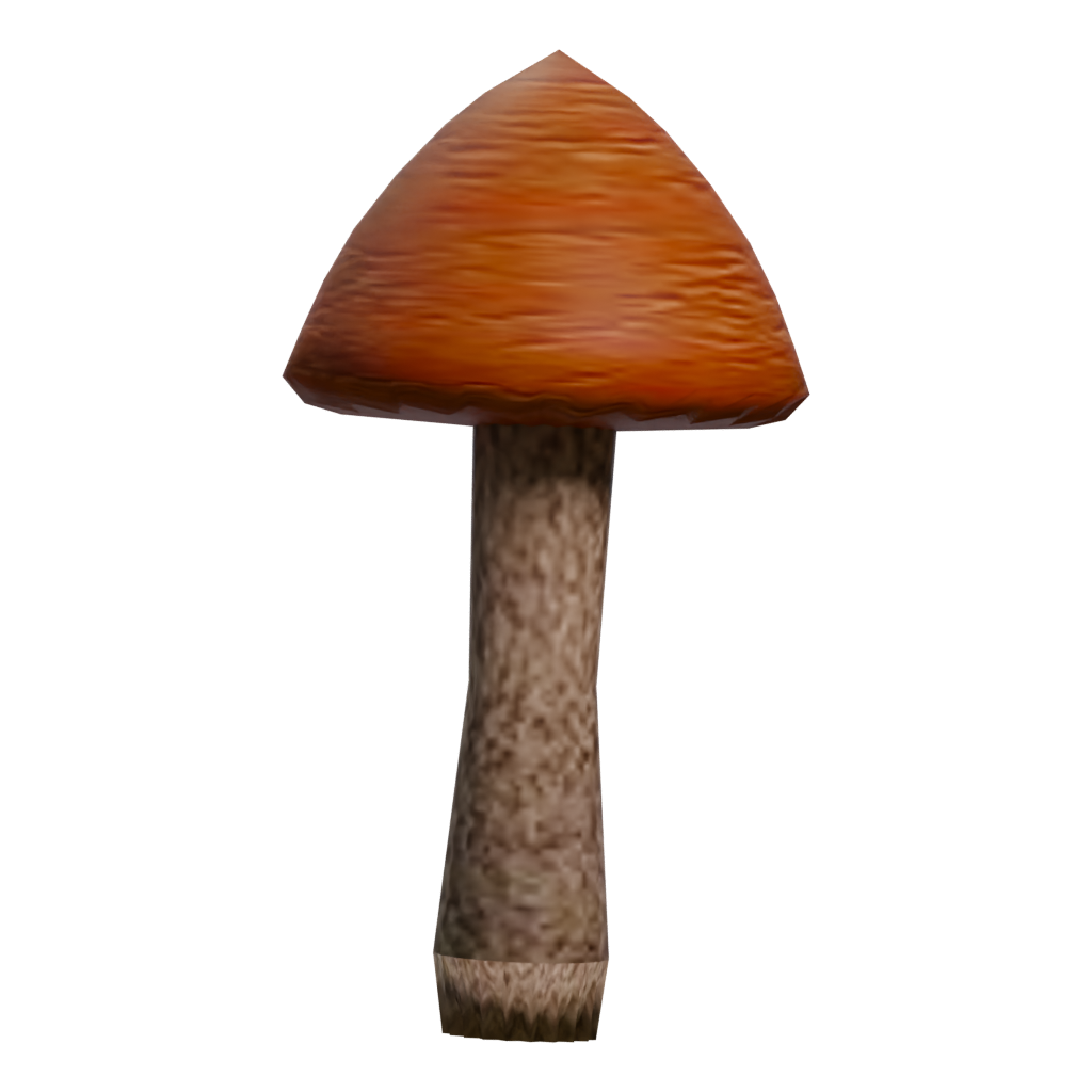 Right view of the Mushroom 00016 3D model