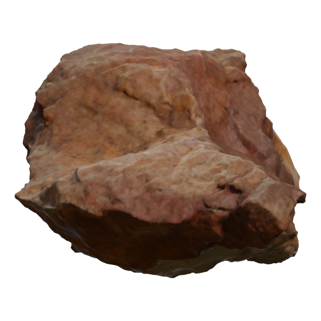 Right view of the Stone 3D model