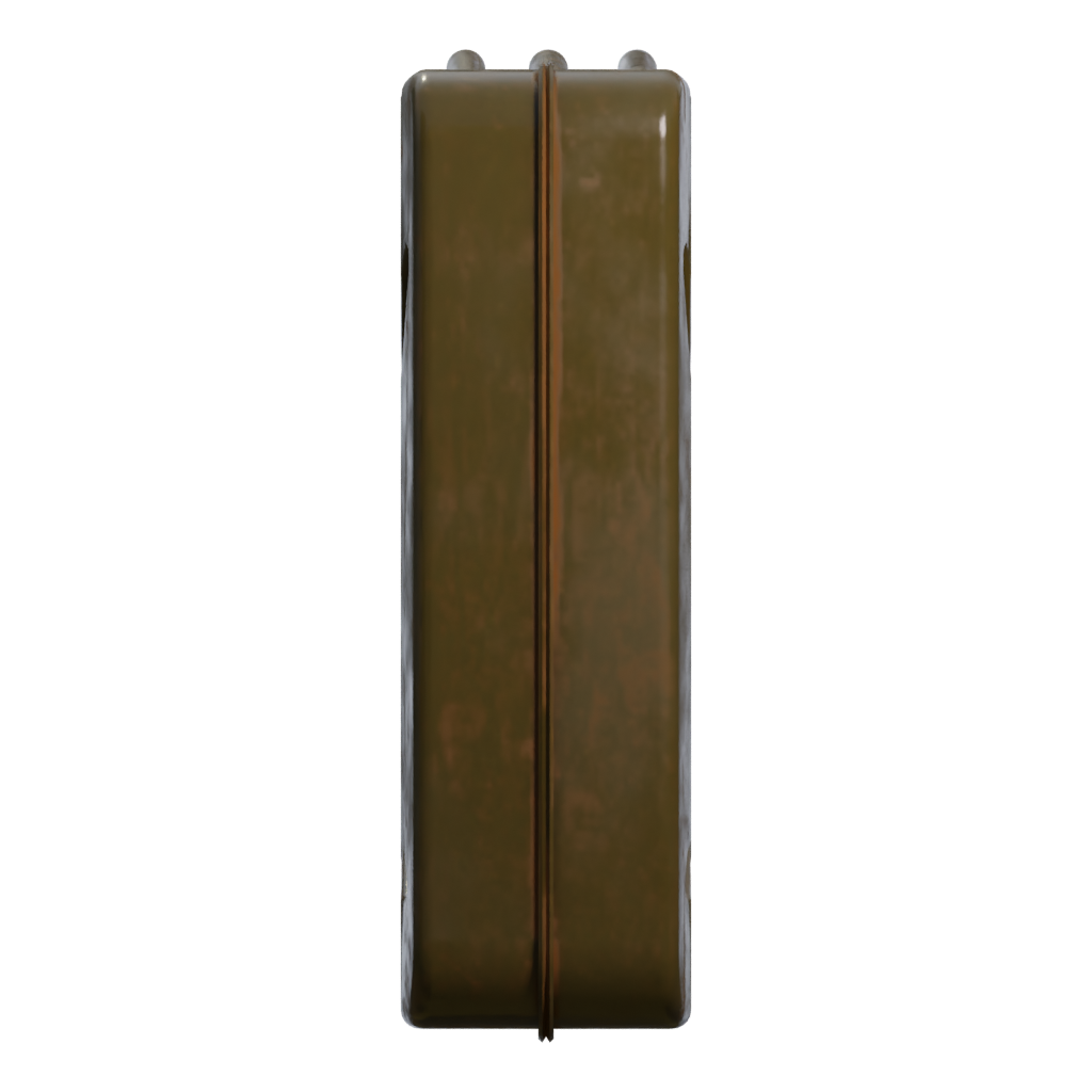 Left view of the Fuel Canister 3D model