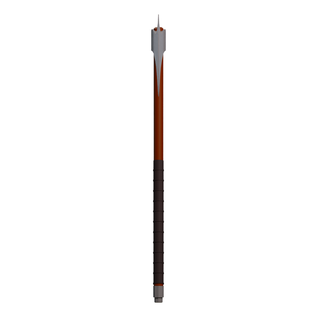 Left view of the Axe 3D model