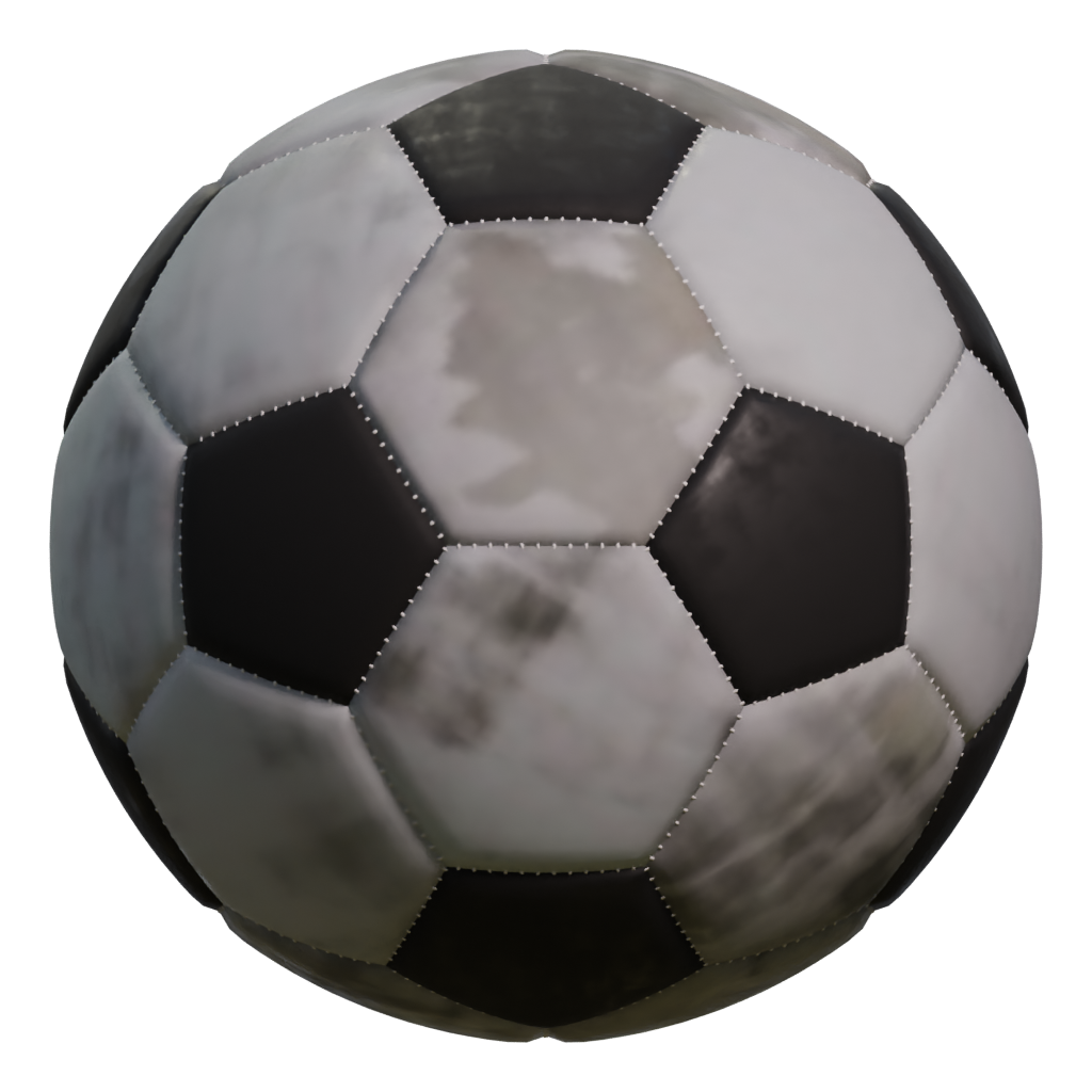 Right view of the Football 3D model
