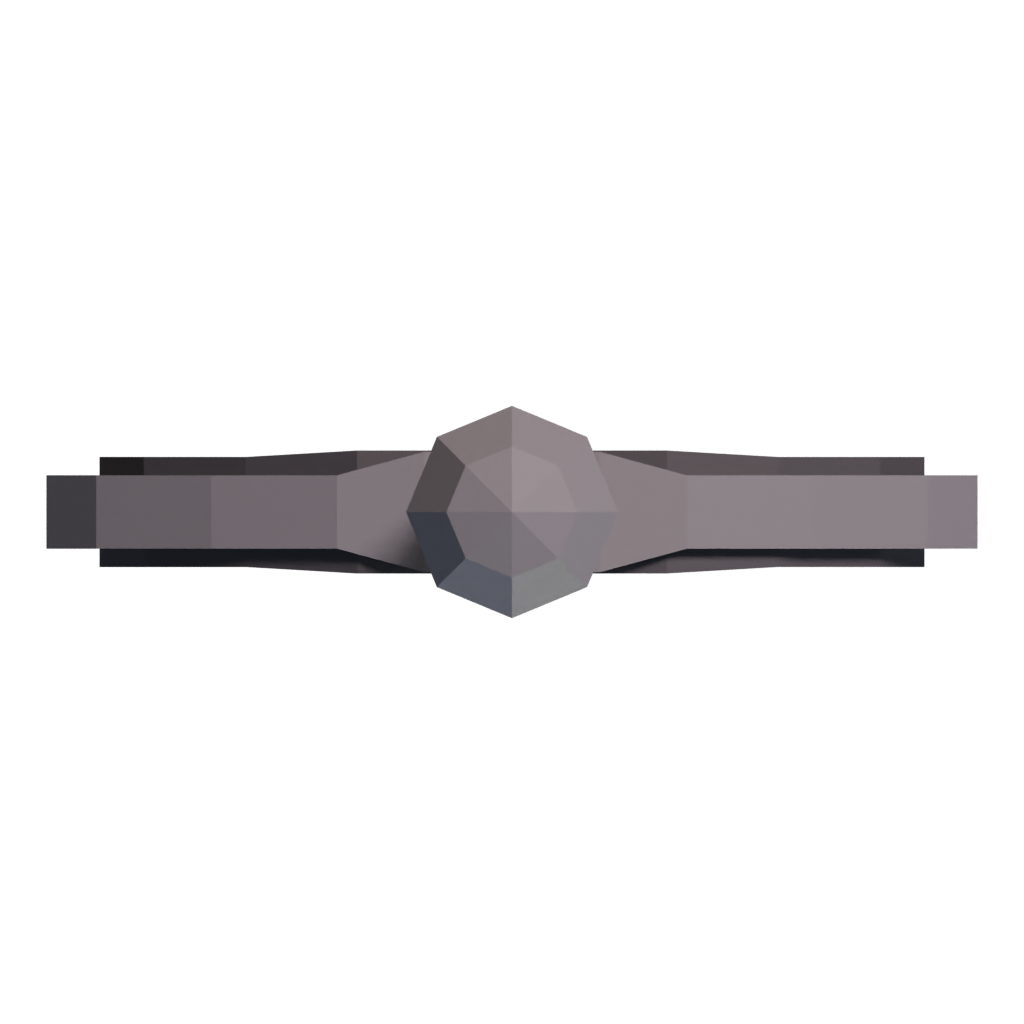 Bottom view of the Sword 3D model