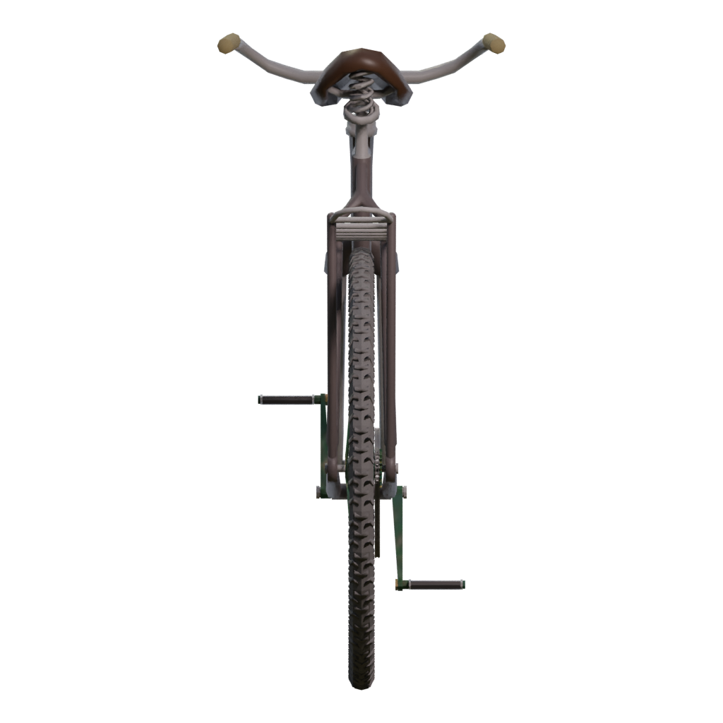 Right view of the Mountain Bike2 3D model