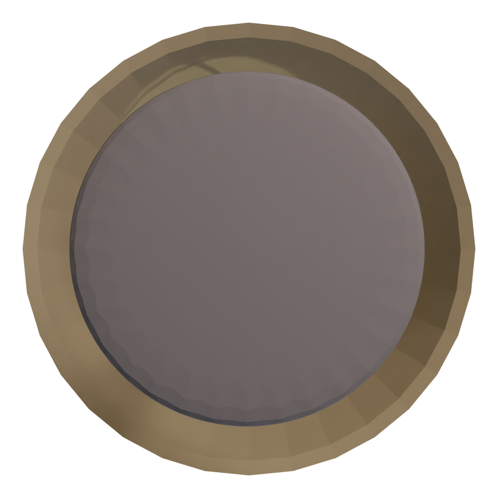 Bottom view of the Lamp 3D model