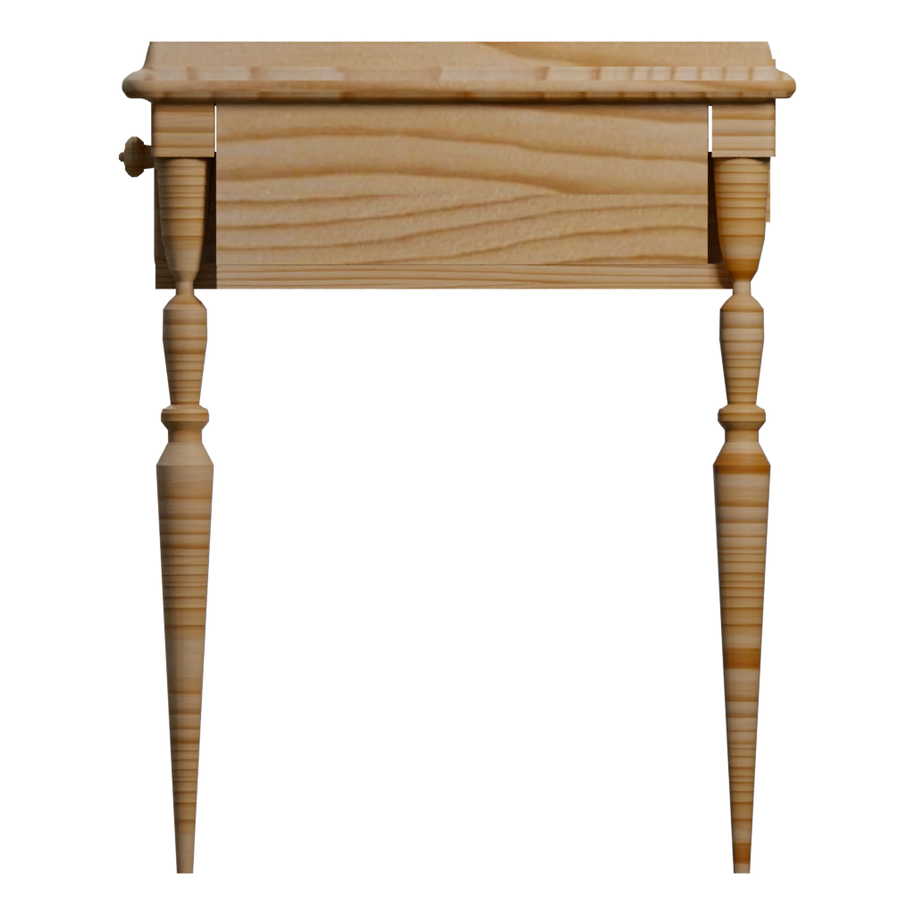 Left view of the Coffee Table 3D model