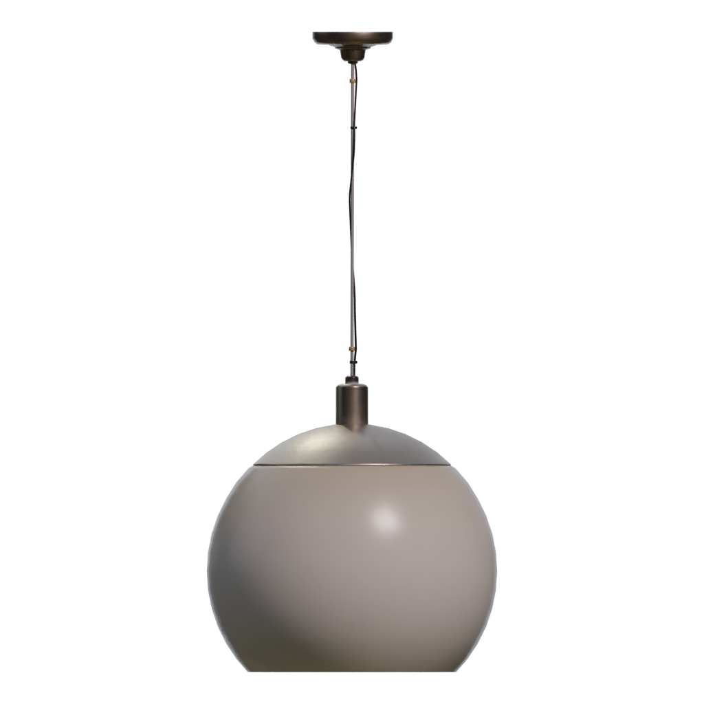 Left view of the Modern Ceiling Lamp 3D model