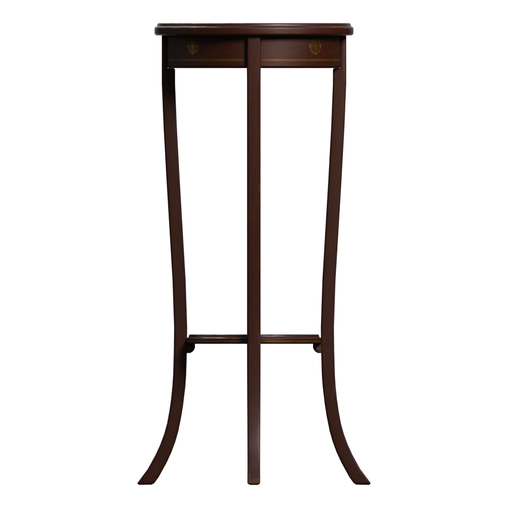Left view of the Side Table Tall 3D model
