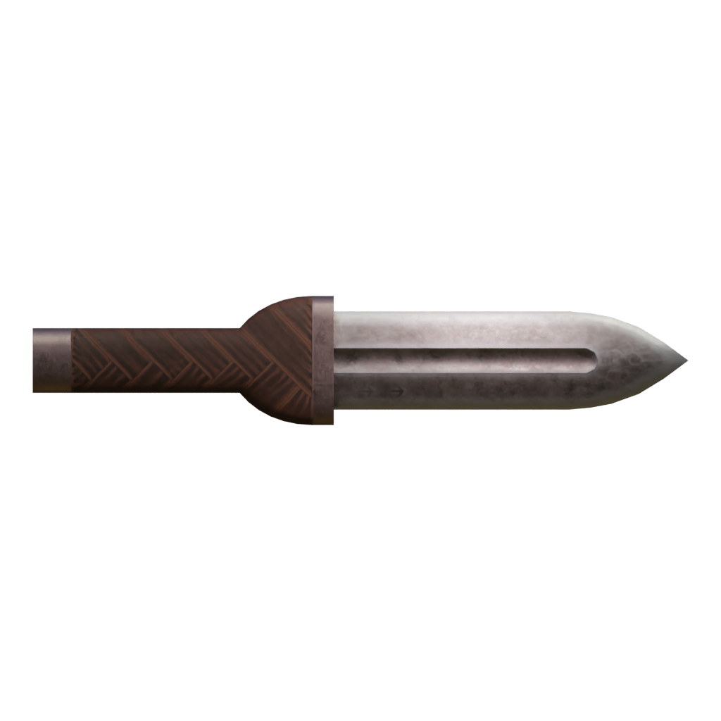Front view of the Thorfinns Dagger 3D model