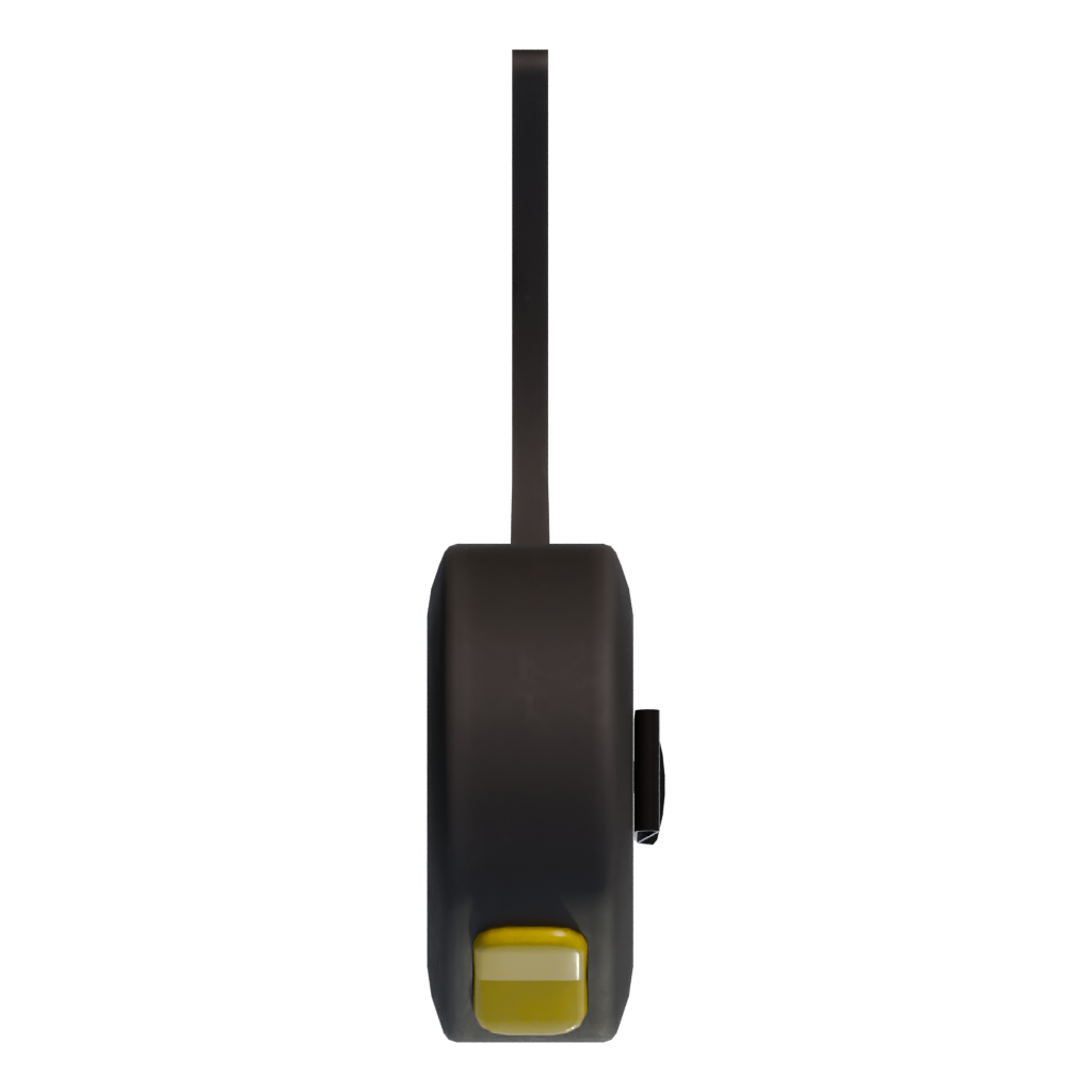 Top view of the Measuring Tape 3D model