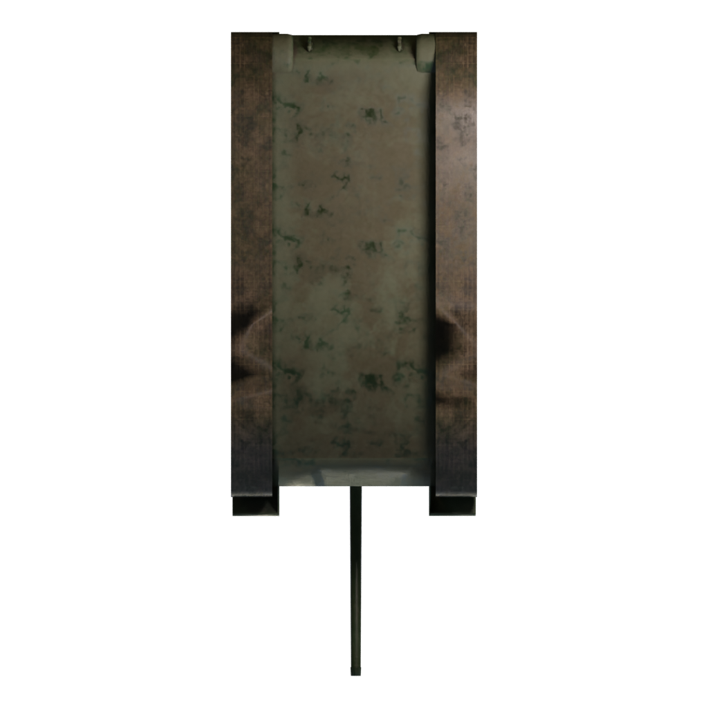 Bottom view of the Soviet Tanks 3D model