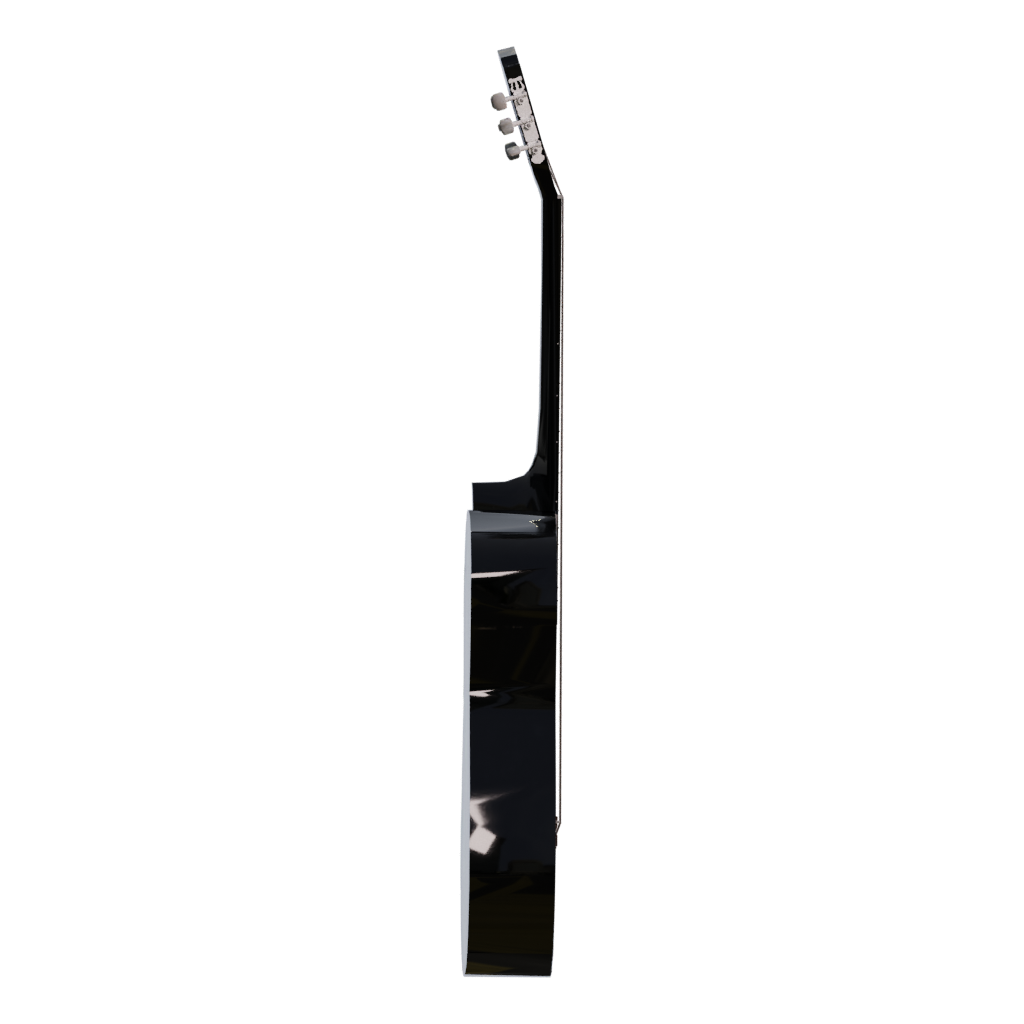 Right view of the Guitar 3D model