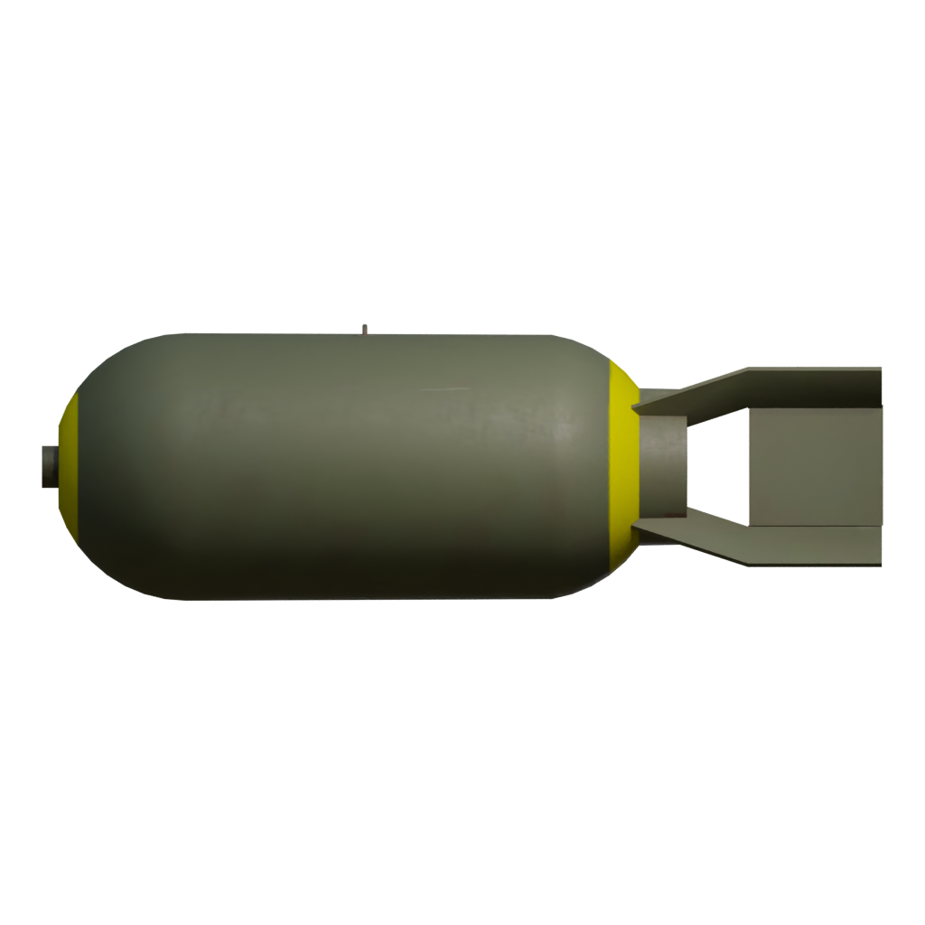 Back view of the Nukerocket 3D model