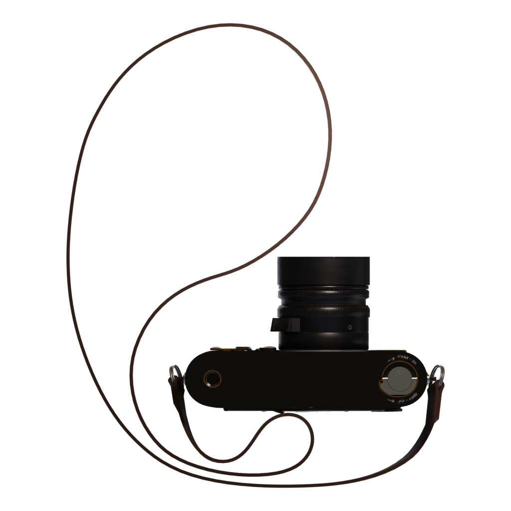 Bottom view of the Camera 3D model